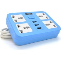 Сетевой фильтр питания Voltronic TВ-Т15, 4роз, 3*USB Blue (ТВ-Т15-Blue)