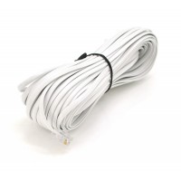 Патч-корд телефонный 20м RJ11 (6P4C) Voltronic (PC-20,0W)