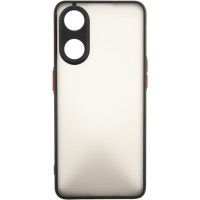 Чехол для мобильного телефона Dengos Matte OPPO Reno 8T (black) (DG-TPU-MATT-124)