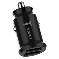 Зарядное устройство T-Phox Charger Set 2.4A Dual+Type-C cable 1.2m (Black) (T-S09 SET T B)