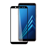 Стекло защитное PowerPlant Full screen Samsung Galaxy A6+ (SM-A605) Black (GL605323)