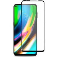 Стекло защитное PowerPlant Full screen Motorola Moto G9 Plus, Black (GL609406)