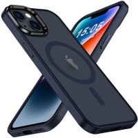 Чехол для мобильного телефона 2E Basic Apple iPhone 15 Ultra Soft Touch MagSafe Cover Dark Blue (2E-IPH-15U-OCLS-DB)