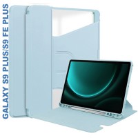Чехол для планшета BeCover 360° Rotatable Samsung Tab S9 Plus (SM-X810/SM-X816)/S9 FE Plus (SM-X610/SM-X616) 12.4" Light Bl (710401)