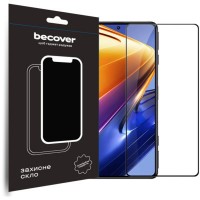 Стекло защитное BeCover Tecno Spark 20 (KJ5n) Black (710626)