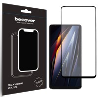 Стекло защитное BeCover Tecno POVA Neo 3 (LH6n) Black (710045)