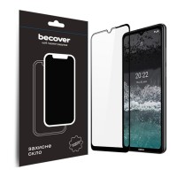 Стекло защитное BeCover Nokia C21 Black (709741)