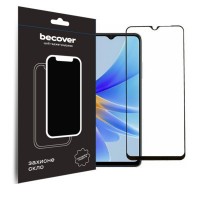 Стекло защитное BeCover Oppo A17/A17k 4G Black (709774)