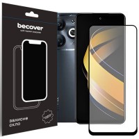 Стекло защитное BeCover Infinix Smart 8 (X6525) Black (710482)