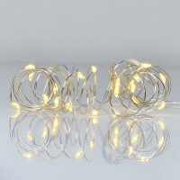 Гирлянда YES! Fun Нить на медной проволоке 20 LED Желтая 2 м Статичная На батарейках (975023)