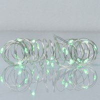 Гирлянда YES! Fun Нить на медной проволоке 20 LED Зеленая 2 м Статичная На батарейках (975026)