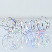 Гирлянда YES! Fun Нить на медной проволоке 20 LED Разноцветная 2 м Статичная На батарейках (975022)