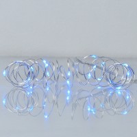 Гирлянда YES! Fun Нить на медной проволоке 20 LED Синяя 2 м Статичная На батарейках (975025)