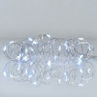 Гирлянда YES! Fun Нить на медной проволоке 20 LED Холодно-белая 2 м Статичная На батарейках (975021)