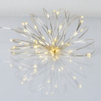 Гирлянда YES! Fun Нить на медной проволоке 50 LED Тепло-белая 5 м Статическая USB (975040)
