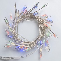 Гирлянда YES! Fun Кластер на медном проводе 50 LED Разноцветная 1 м Статическая Батарейки (975019)