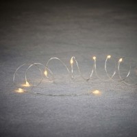 Гирлянда Luca Lighting Струна серебряная 13 м теплый белый (8718861853216)