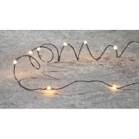 Гирлянда Luca Lighting Струна черная 18 м теплый белый (8718861853162)
