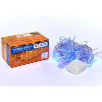 Гирлянда Delux ICICLE С 75LED 2х0.7 м синий/прозрачный IP20 (90017984)