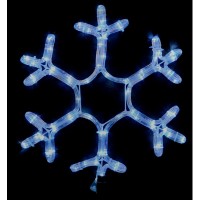Гирлянда Delux Motif flash Snowflake 40 см белый IP44 EN (90012961)