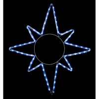 Гирлянда Delux Motif flash Star 65 х 75 см белый IP44 EN (90012985)