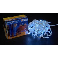 Гирлянда Delux Icicle 75LED 2x0.7m 18 flash белый/белый IP44 EN (90012951)