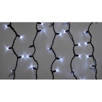 Гирлянда Delux ICICLE flash 108LED 2 х 1 м белый/черный IP44 EN (90012940)