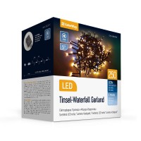 Гирлянда ColorWay Мишура-водопад LED 250 5 м 150 теплый статический+100 белый водопад (CW-G-250L5VMC)