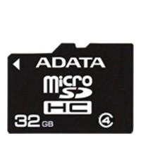 Карта памяти 32Gb microSDHC A-Data Class4 / без адаптера / AUSDH32GCL4-R