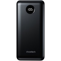 Батарея универсальная Choetech 20000mAh, PD/3.0/45W, QC/3.0/18W, USB-C, 2*USB-A (B653-CCBK / B653-BK)