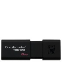 USB 3.0 Flash Drive 8Gb Kingston DT100G3 / 50/30Mbps / DT100G3/8GB