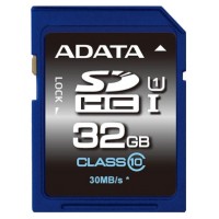 Карта памяти 32Gb SDHC A-Data UHS-1 Class10 / ASDH32GUICL10-R