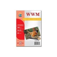 Фотобумага WWM, глянцевая, 180 г/м2, A6 (10х15), 20л (G180.F20)