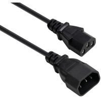 Кабель питания C13 to C14 1.8m 0.75mm2 copper Vinga (VYPCC13141875CU)