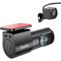 Видеорегистратор HOCO DV8 2K display hidden driving recorder with rear camera Black (6942007623384)
