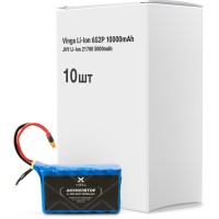 Аккумуляторный блок Vinga Li-Ion 6S2P 10000mAh коробка 10 шт (JHY Li-Ion 21700 5000mAh) (V6S2P-10PCS-10000MAH)