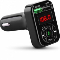 FM модулятор Havit HV-FM807BT Black