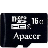 16Gb microSDHC Apacer Class4 / без адаптера / AP16GMCSH4-RA