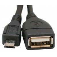 Кабель - удлинитель USB 2.0 - 0,1м AF -> Micro 5P OTG ATcom