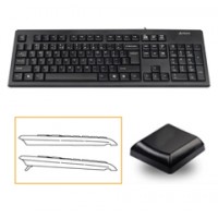 Клавиатура A4Tech KR-83 USB Черная, Клавиатура USB, X-slim w/Ukr Comfort Key