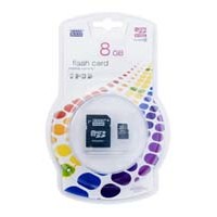 Карта памяти 8Gb microSDHC Goodram Class4 / SD адаптер / SDU8GHCAGRR10