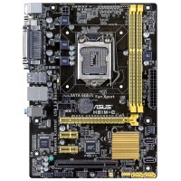 Материнская плата ASUS 1150 H81M-C Intel H81 D-SUB(VGA), DVI-D DDR3 LAN порт 1x 101001000 2 x USB 3.0 mATX