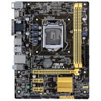 Материнская плата ASUS 1150 H81M-A Intel H81 D-SUB(VGA), DVI-D, HDM DDR3*2 LAN порт 1x 101001000 PCI-Ex16 PCI-Ex1 SATAIII 2 x USB 3.0