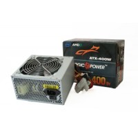 Блок питания Logicpower ATX-400W P4 24 PIN,12см, CE,FCC, PFC, TC. OEM, без шнура питания, 2 SATA,OEM